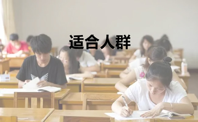 适合人群