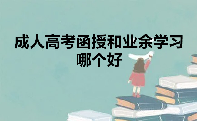 成人高考函授和业余学习哪个好