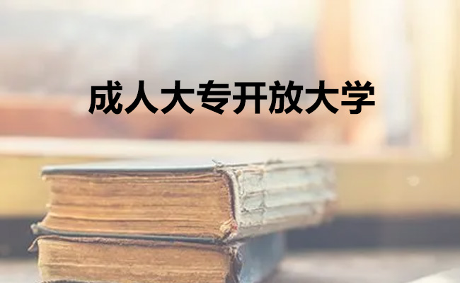 成人大专开放大学