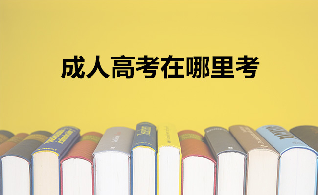 成人高考在哪里考