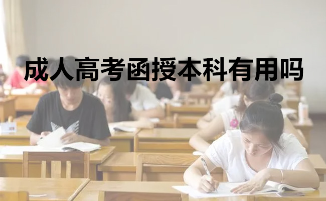 成人高考函授本科有用吗