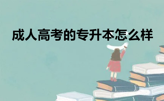 成人高考的专升本怎么样