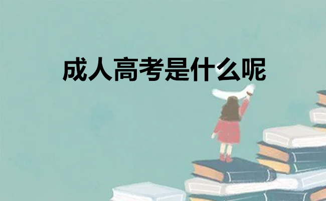 成人高考是什么呢