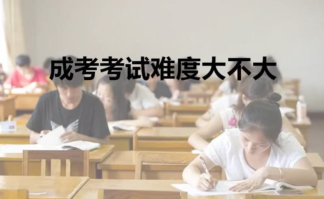 成考考试难度大不大